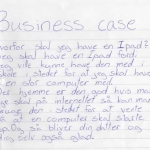Business case side 1 af 2